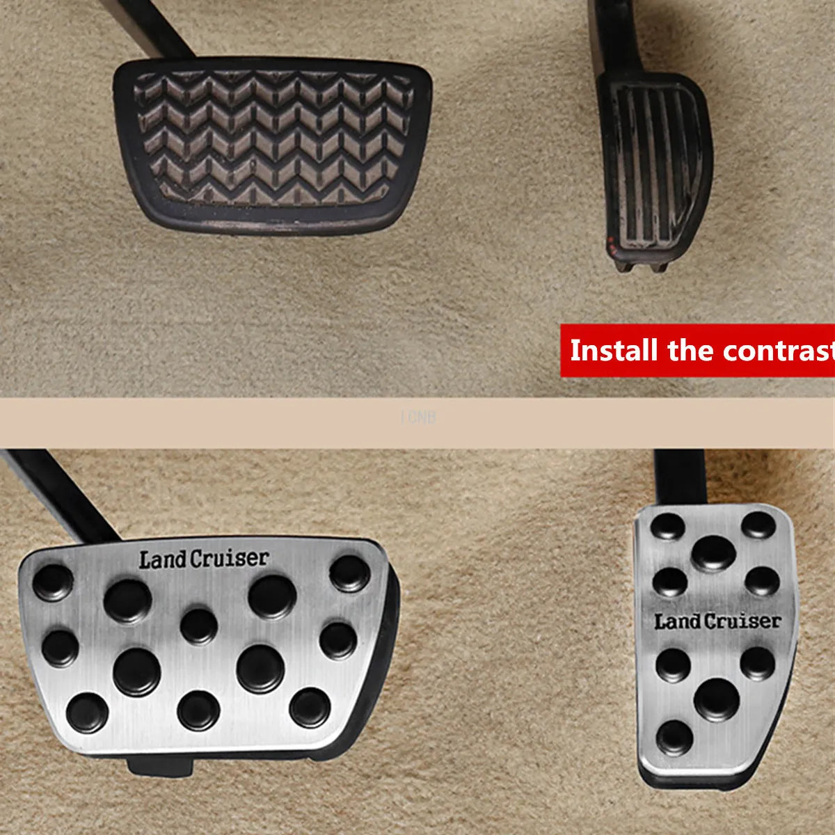 Car Pedal Cover For Toyota Land Cruiser