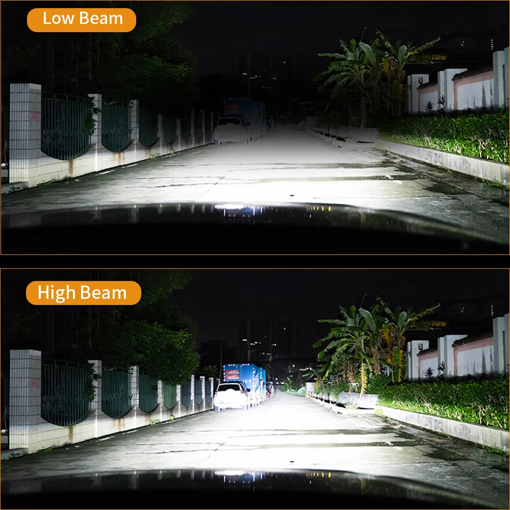 1 Pair of Canbus LED Headlight H4 LED H7 LED H8 H9 H11 H1 9005 HB3 9006 HB4 880 881 H13 9007 H16 5202